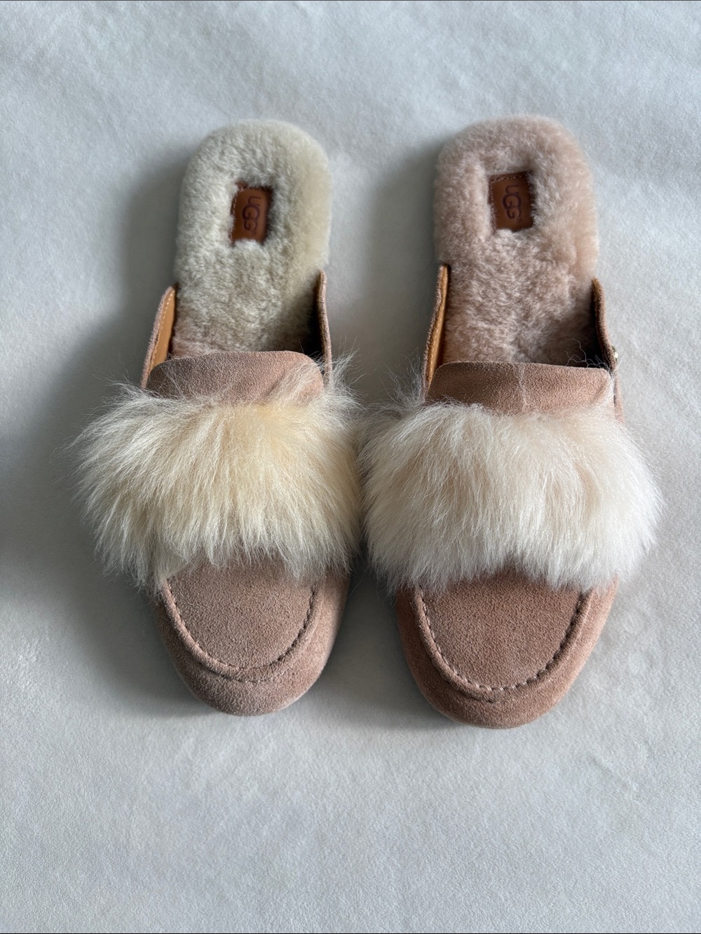 UGG Dressy Beige Mules/Slippers